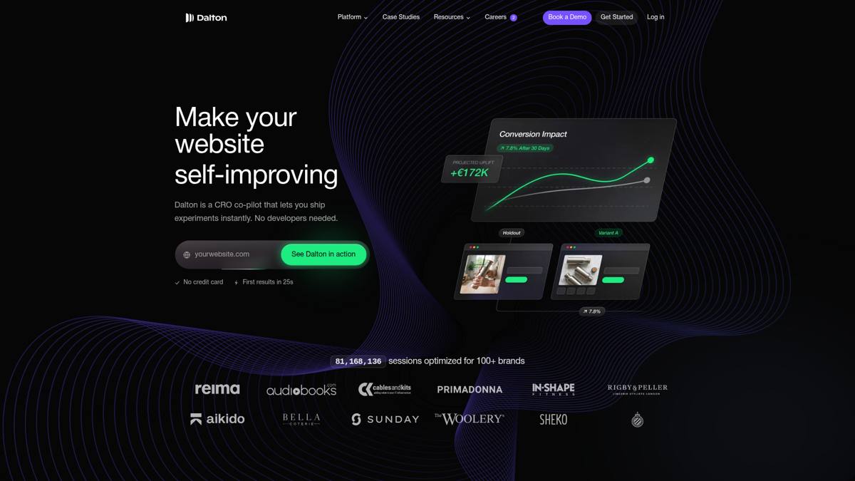 Screenshot van Dalton AI